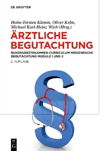 Buchcover und Innenansicht für das Buch: Ärztliche Begutachtung