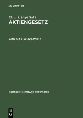 Buchcover und Innenansicht für das Buch: §§ 150-220
