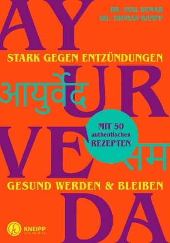 Buchcover und Innenansicht für das Buch: Ayurveda - stark gegen Entzündungen