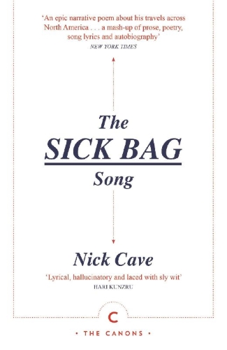 Buchcover und Innenansicht für das Buch: The Sick Bag Song