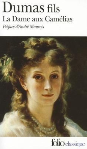 Buchcover und Innenansicht für das Buch: La Dame aux camélias