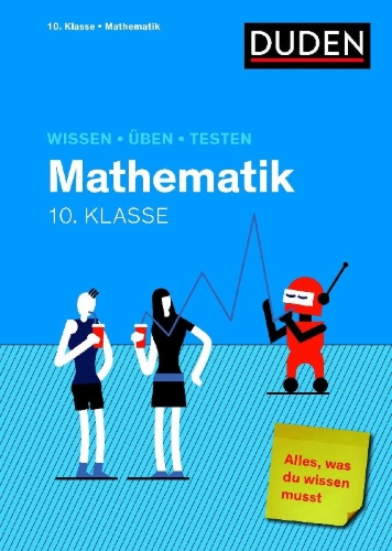 Buchcover und Innenansicht für das Buch: Wissen - Üben - Testen: Mathematik 10. Klasse