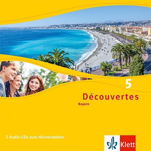 Buchcover und Innenansicht für das Buch: Découvertes 5. Audio-CD 5. Lernjahr. Ausgabe Bayern