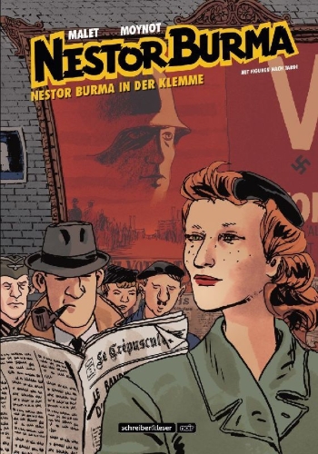 Buchcover und Innenansicht für das Buch: Nestor Burma in der Klemme (Neuausgabe größeres Format)