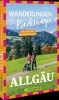 Buchcover und Innenansicht für das Buch: Wanderungen mit dem Kinderwagen Allgäu