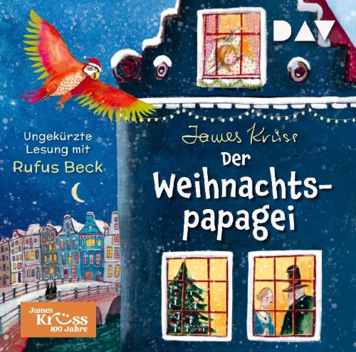 Buchcover und Innenansicht für das Buch: Der Weihnachtspapagei