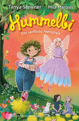 Buchcover und Innenansicht für das Buch: Hummelbi - Der verflixte Feenstreit