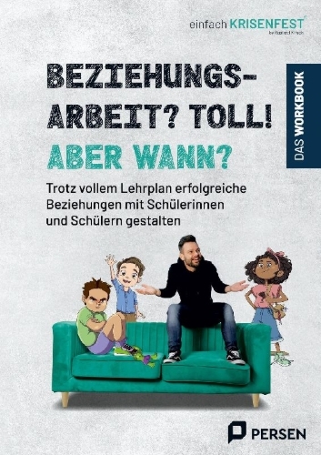 Buchcover und Innenansicht für das Buch: Beziehungsarbeit? Toll! Aber wann? - das Workbook