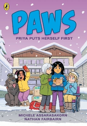 Buchcover und Innenansicht für das Buch: PAWS: Priya Puts Herself First