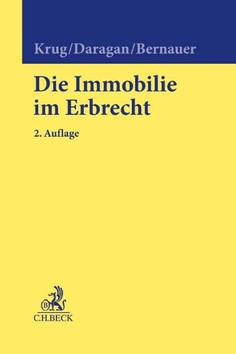 Buchcover und Innenansicht für das Buch: Die Immobilie im Erbrecht