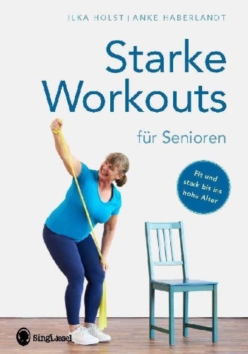 Buchcover und Innenansicht für das Buch: Starke Workouts für Senioren