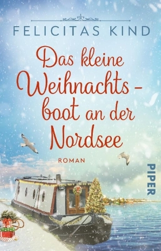 Buchcover und Innenansicht für das Buch: Das kleine Weihnachtsboot an der Nordsee