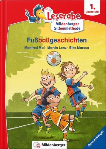 Buchcover und Innenansicht für das Buch: Leserabe - Fußballgeschichten
