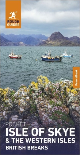 Buchcover und Innenansicht für das Buch: Rough Guides Pocket Isle of Skye and the Western Isles: Travel Guide with eBook