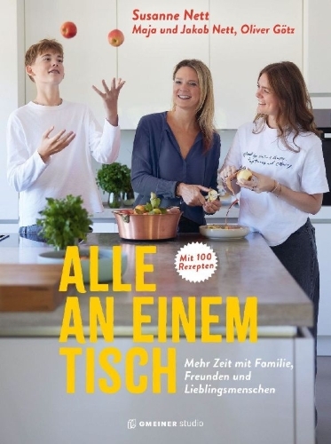 Buchcover und Innenansicht für das Buch: Alle an einem Tisch
