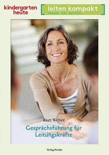 Buchcover und Innenansicht für das Buch: Gesprächsführung für Leitungskräfte