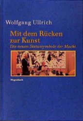 Buchcover und Innenansicht für das Buch: Mit dem Rücken zur Kunst