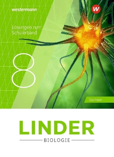 Buchcover und Innenansicht für das Buch: LINDER Biologie SI 8. Lösungen. Sachsen