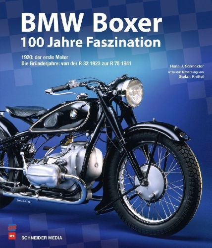Buchcover und Innenansicht für das Buch: BMW Boxer - 100 Jahre Faszination