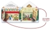 Buchcover und Innenansicht für das Buch: Meine kleine Weihnachtsstadt - Adventskalender