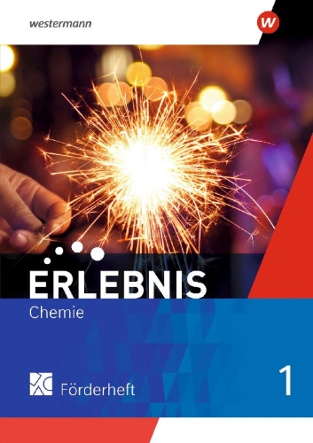 Buchcover und Innenansicht für das Buch: Erlebnis Chemie 1. Förderheft. Für Nordrhein-Westfalen und Hessen