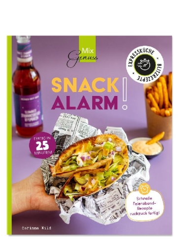 Buchcover und Innenansicht für das Buch: SNACK-ALARM!