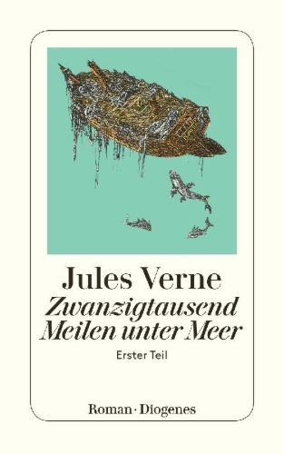 Buchcover und Innenansicht für das Buch: Vingt mille lieues sous les mers