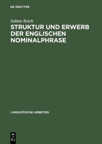 Buchcover und Innenansicht für das Buch: Struktur und Erwerb der englischen Nominalphrase