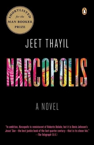 Buchcover und Innenansicht für das Buch: Narcopolis