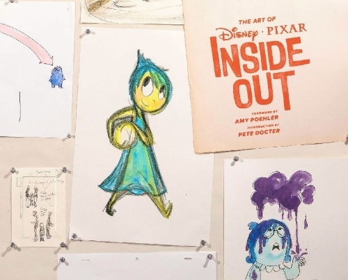Buchcover und Innenansicht für das Buch: The Art of Inside Out