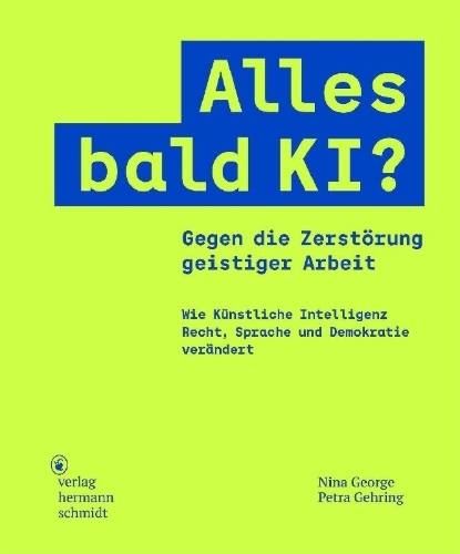 Buchcover und Innenansicht für das Buch: Alles bald KI?