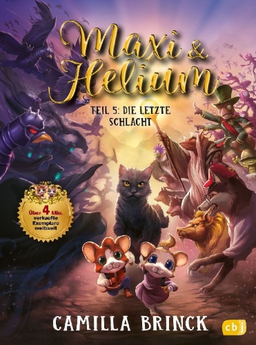 Buchcover und Innenansicht für das Buch: Musse & Helium - Den Sista Kampen