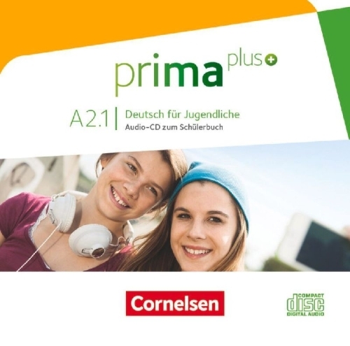 Buchcover und Innenansicht für das Buch: prima plus A2: Band 1 Audio-CD