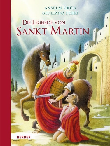 Buchcover und Innenansicht für das Buch: Die Legende von Sankt Martin