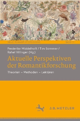 Buchcover und Innenansicht für das Buch: Aktuelle Perspektiven der Romantikforschung