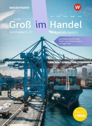 Buchcover und Innenansicht für das Buch: Groß im Handel - KMK-Ausgabe