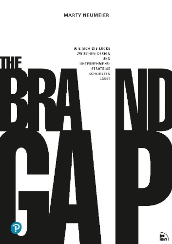 Buchcover und Innenansicht für das Buch: THE BRAND GAP