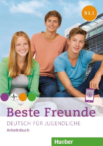Buchcover und Innenansicht für das Buch: Beste Freunde B1.1. Arbeitsbuch