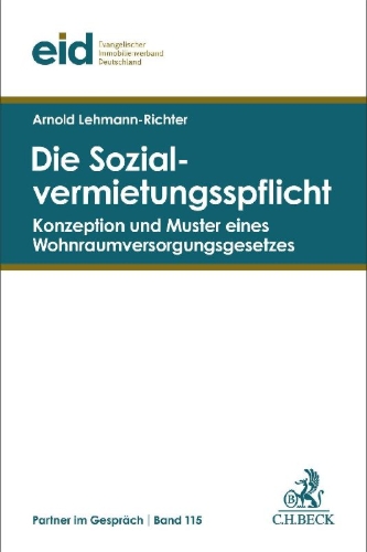 Buchcover und Innenansicht für das Buch: Die Sozialvermietungspflicht