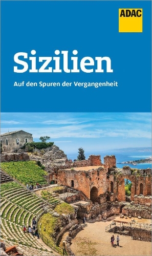 Buchcover und Innenansicht für das Buch: ADAC Reiseführer Sizilien