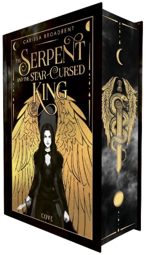 Buchcover und Innenansicht für das Buch: The Serpent and the Star-Cursed King (Crowns of Nyaxia)