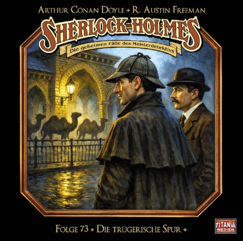 Buchcover und Innenansicht für das Buch: Sherlock Holmes - Folge 73