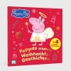 Buchcover und Innenansicht für das Buch: Peppa Wutz Bilderbuch: Peppas schönste Weihnachtsgeschichten