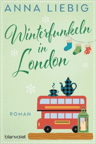 Buchcover und Innenansicht für das Buch: Winterfunkeln in London