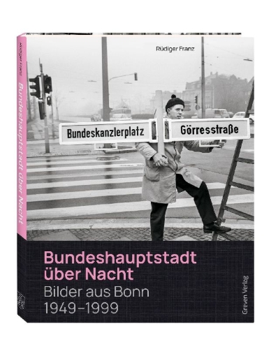 Buchcover und Innenansicht für das Buch: Bundeshauptstadt über Nacht