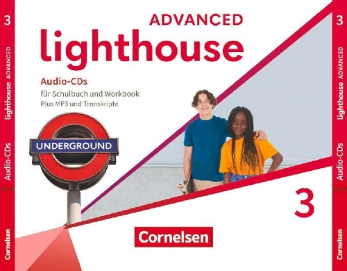 Buchcover und Innenansicht für das Buch: Lighthouse Band 3: 7. Schuljahr - Audio-CDs für Schülerbuch und Workbook