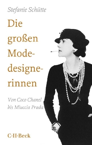 Buchcover und Innenansicht für das Buch: Die großen Modedesignerinnen