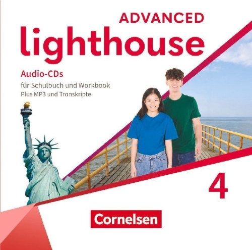 Buchcover und Innenansicht für das Buch: Lighthouse Band 4: 8. Schuljahr - Advanced Edition - Audio-CDs für Schulbuch und Workbook