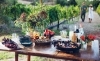 Buchcover und Innenansicht für das Buch: Summer Feasting from the Fire
