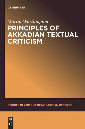 Buchcover und Innenansicht für das Buch: Principles of Akkadian Textual Criticism